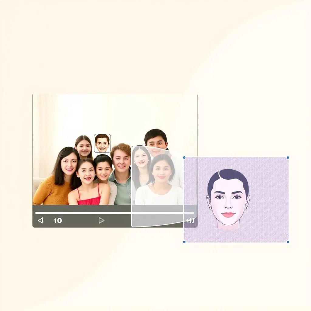 Multiple Face Swap Video quickly locate and extract the features of multiple faces in a group or family photo, and realize natural and smooth face replacement effect.