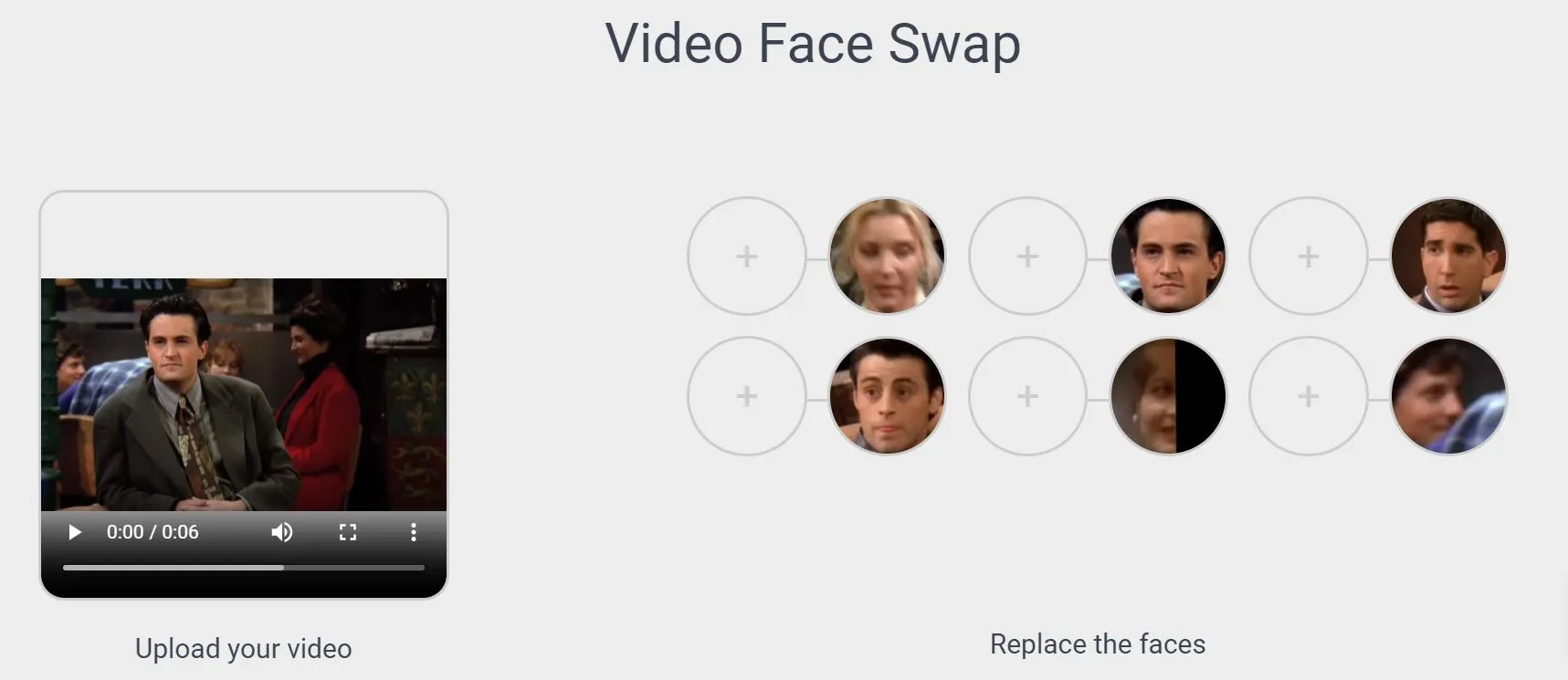 upload target face