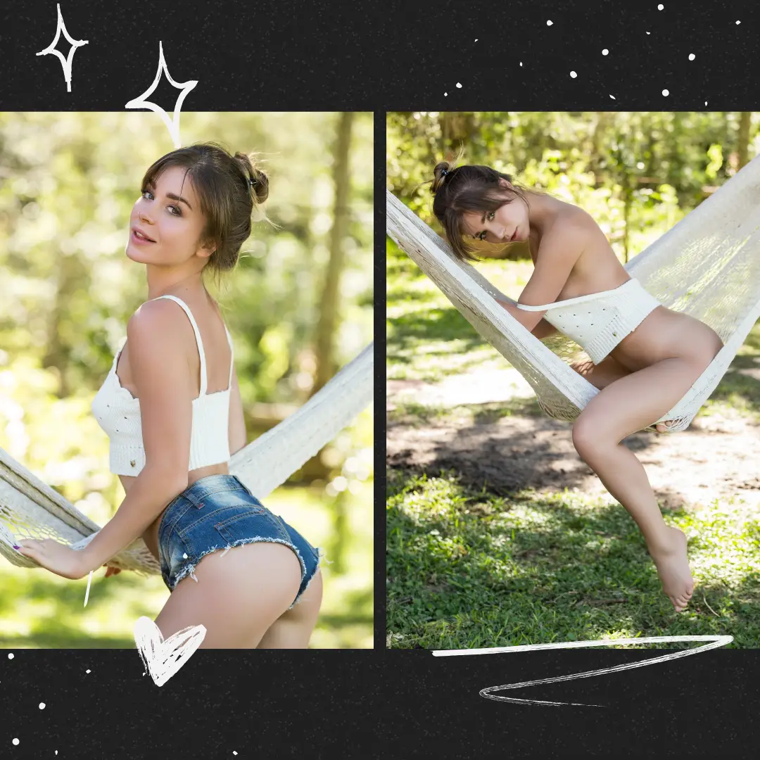 Create your own sexy photo collection with NSFW Face Swap — from playful denim shorts to a bold topless look.